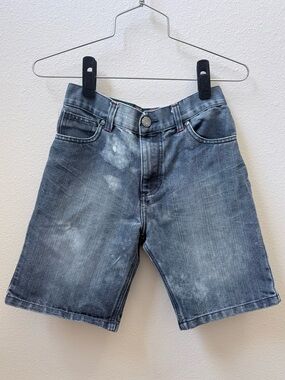 Youth Copper Denim Shorts - Washed Blue